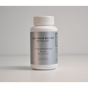 Summum Supps Turkesterone 500mg 60 capsules # Premium Natuurlijke Test Booster # 1000 mg per dag