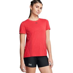 Under Armour - Vanish Loose - T-shirt - Rood - Korte Mouwen - Vrouw