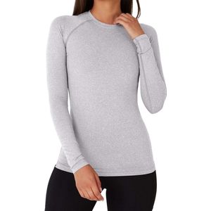 Thermisch sportshirt dames lange mouw - Rekbaar hardloop- en fietsshirt voor vrouwen