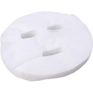 Allecto Plus - Wegwerpgezichtsmaskers Van Katoen Wit 100 Stuks - Ademend & Hygiënisch