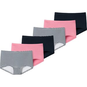 Schiesser Meisjes shorts slip 6 pack 95/5 Organic Cotton