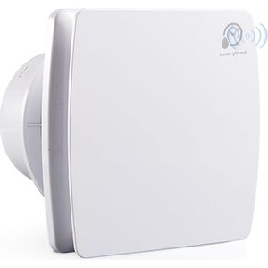 150mm Badkamerventilator met Vochtsensor voor Wand- en Raammontage