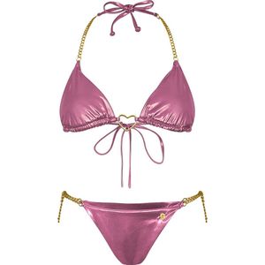 Bikini metallic - Pink L