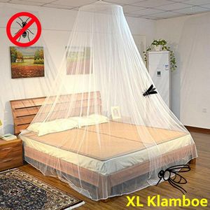 Klamboe XL Wit - Muskietennet - Hemeltje - Sluier Ledikant - Muggennet Baby - Mosquito Net - Volwassenen Bed - 2 Persoons