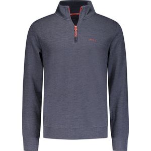 NZA New Zealand - Asher - Sweatshirt - Winter Navy - Met Halve Rits