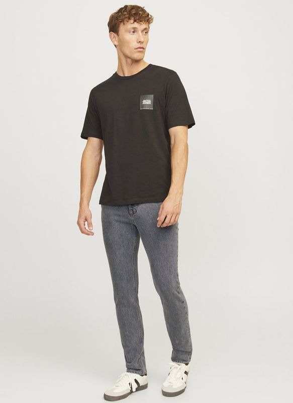 JACK&JONES - JJICLARK JJEVAN AM 195 - Jeans - Regular Fit - Stonewash