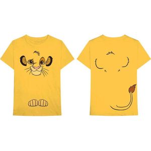 Disney The Lion King - Simba Heren T-shirt - L - Geel