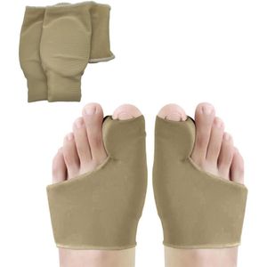 Hallux valgus correctie - hallux valgus rails - bunion corrector - hallux valgus bandage - ingebouwde schokabsorber - teenverdeler voor dag- en nachtsteun (S)