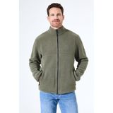 GARCIA - Effen Vest - Groen - Lange Mouw