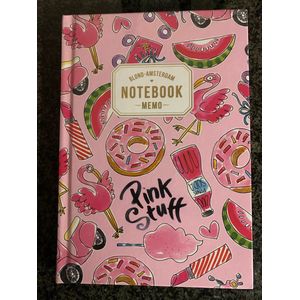 Blond Amsterdam - Pink Stuff - Notitieboek - A5 - Roze