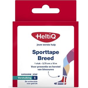 HeltiQ Sporttape Breed 3,75 cm x 10 m- 2 x 1 doosjes voordeelverpakking