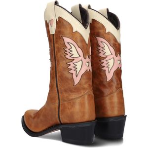 Moonrise Eagle Pink Cowboylaarzen - Western Laarzen - Meisjes - Cognac - Maat 36