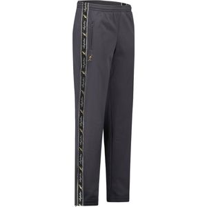 Australian broek met zwarte bies antraciet en 2 ritsen maat XS/44