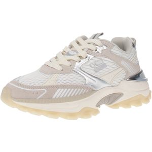 D.Franklin - 347 Track Flame - Sneakers - Metallic Silver - Nylon Gaas