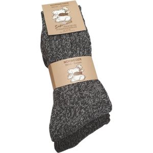 Boru Bamboo|Noorse Sokken|Grof Gebreide Ouderwetse Noorse Sokken Noors|1 Paar Maat 43/46