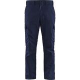 Blaklader Industrie werkbroek stretch 1444-1832 - Marineblauw/Korenblauw - C158