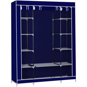 Herzberg HG-8009: Storage Wardrobe - Large Blue