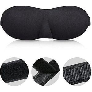 Slaapmasker - Premium Zijden - Oogmasker - Blinddoek - Zwart