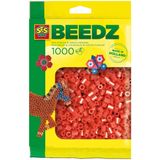 SES Beedz - Strijkkralen - Rood - 1000 stuks - PVC vrij