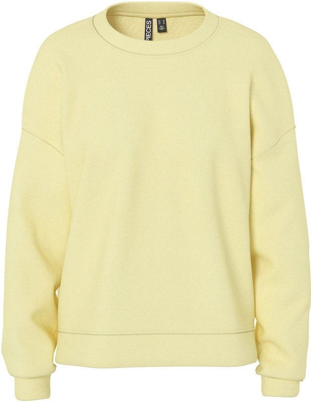 Pieces Trui Pcchilli Ls Loose Sweat Noos Bc 17156302 French Vanilla Dames Maat - M