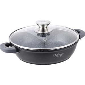 Cheffinger Lage Braadpan 24cm - CF-SC24