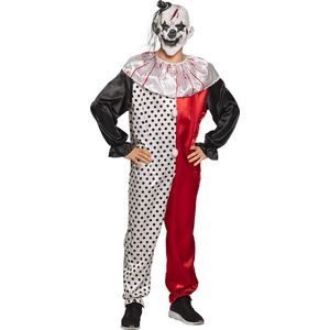 Boland - Kostuum Psycho clown (M/L) - Volwassenen - Clown - Halloween en Horror- Clowns en Circus