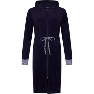 Rebelle Badjas Dancing Queen - Velour - Blauw - Maat XL