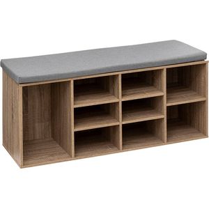 Schoenenrek Met Zitkussen Liane Hout