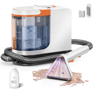 White-Label® Draagbare Vlekkenreiniger - Tapijtreiniger - Bank Reiniger - Wit
