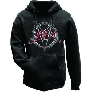 Slayer Pentagram Mens Hoodie: Medium