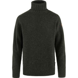Fjällräven - Övik Roller Neck Sweater - Wollen Trui - Zwart