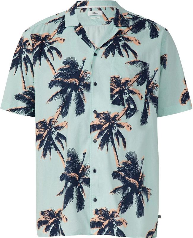 Overhemd - Luchtig - Korte Mouwen - Viscosemix - Resort Pasvorm