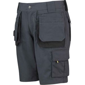 STØRVIK Job Korte Werkbroek Heren - Werkshort - Werkbermuda - Werk Short - Maat XS - Antraciet