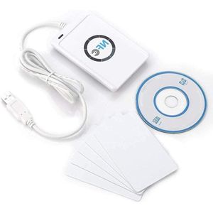 Allecto Plus - NFC RFID lezer/schrijver met contactloze technologie en SDK - Inclusief 5x Mifare IC-kaart support.