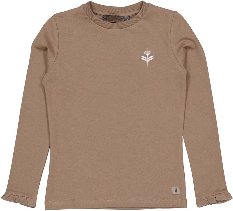 LEVV - Longsleeve - Taupe - Voor Meisjes