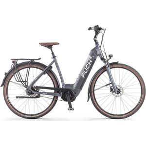 PUCH E-Maxi S+ Active Plus 500 Elektrische Fiets – E-bike – Rijklaar Geleverd - Lage Instap - Framemaat 49 - Uitneembare Accu - 28 Inch - 250W Bosch Middenmotor - 120 km Actieradius - Matt Antracite