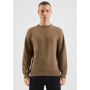 Gebreide Trui - Regular Fit - Lange Mouwen - Ronde Hals