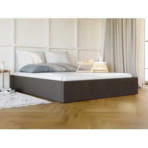 Vente-unique Bedbodem met opbergruimte van stof - 180 x 200 cm - Taupegrijs - PONTOS van YSMÉE L 210 cm x H 31 cm x D 190 cm