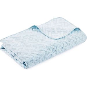 La'Moussawi ® Sfeervolle Grote Woondeken met Gevlochten Patroon voor Bed en Bank 220 x 240 cm