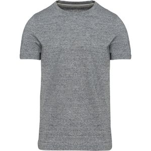 Vintage herenshirt met korte mouwen Kariban Slub Grey Heather - S