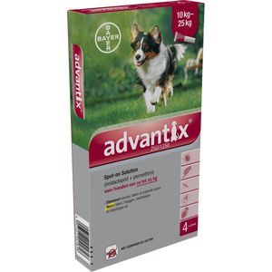 Advantix Spot On 250/1250 10-25 kg - 4 Pipetten