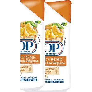 Dop Douceurs de nos Régions - Gel douche crème au parfum Clémentine de Corse 250ml ( 2 Stuks)