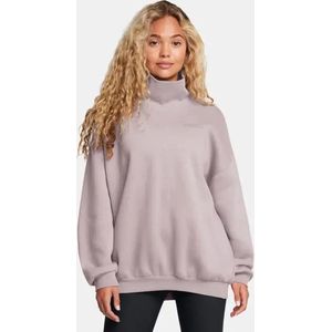 Under Armour Icon Fleece Sweatshirt - Grijs - Katoenmix - Oversized Pasvorm