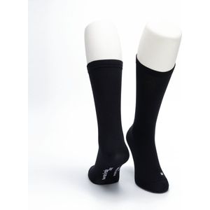 WeirdoSox - Compressie sokken - Kuit hoogte - Steunkousen voor vrouwen en mannen - 1 paar - Zwart 39/42 - Ideaal als compressiekousen hardlopen - compressiekousen vliegtuig