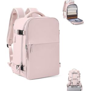 Handbagage voor Ryanair 40 × 20 × 25 cm onderseat-handbagage, wandelrugzak voor dames, reisrugzak, tas, casual dagback 14 inch laptopvak voor school
