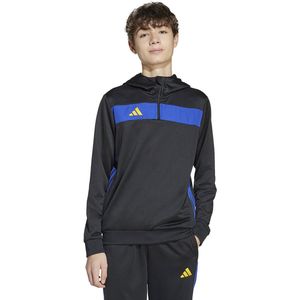 adidas - Tiro Hoodie - Sweater - Zwart - 100% Gerecycled Polyester