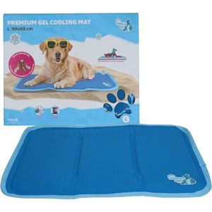 CoolPets Premium Koelmat Hond – 90 x 60 cm – Maat L - Hondenmat voor verkoeling – Anti-slip mat -non-flow coolgel – Makkelijk schoon te maken – Koelmat voor lang gebruik – Met Citronella en Eucalyptus