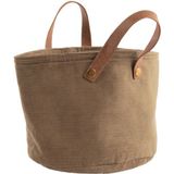 Tiseco - VELMAR - Broodmand - Taupe - Opvouwbaar - Wasbaar - Dia 18 cm