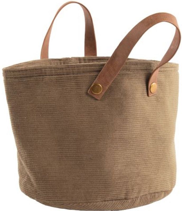 Tiseco - VELMAR - Broodmand - Taupe - Opvouwbaar - Wasbaar - Dia 18 cm