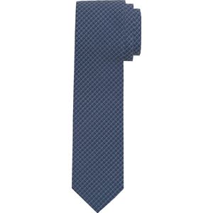 OLYMP smalle stropdas - neurenbergs blauw dessin - Maat: One size